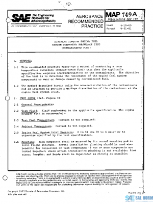SAE MAP749A PDF