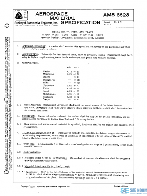 SAE AMS6523 PDF
