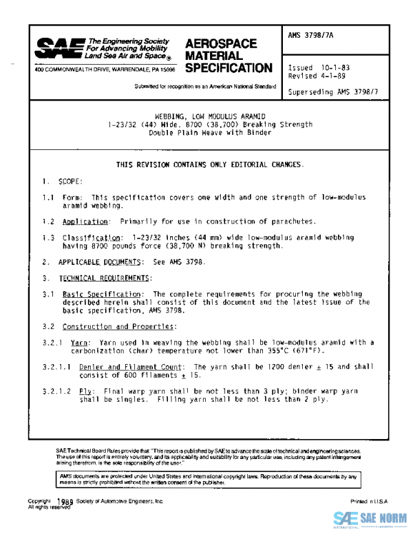 SAE AMS3798/7A PDF
