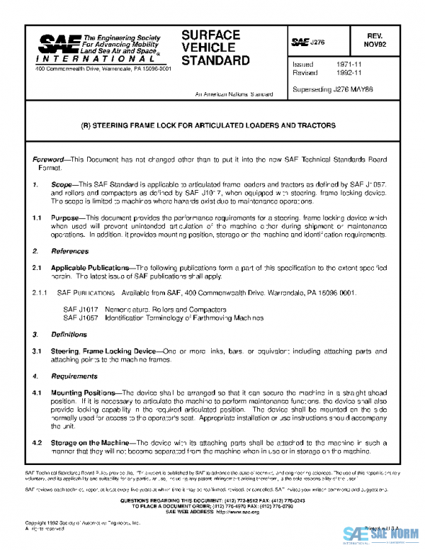 SAE J276_199211 PDF