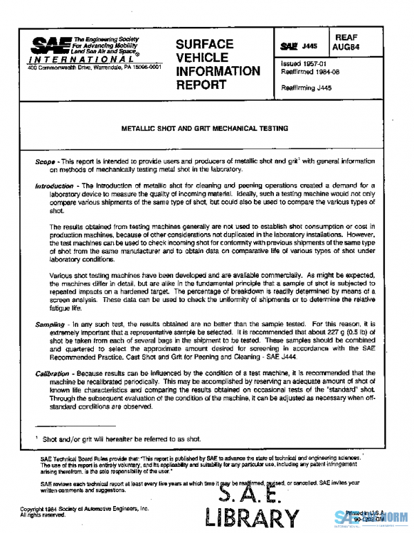 SAE J445_198408 PDF