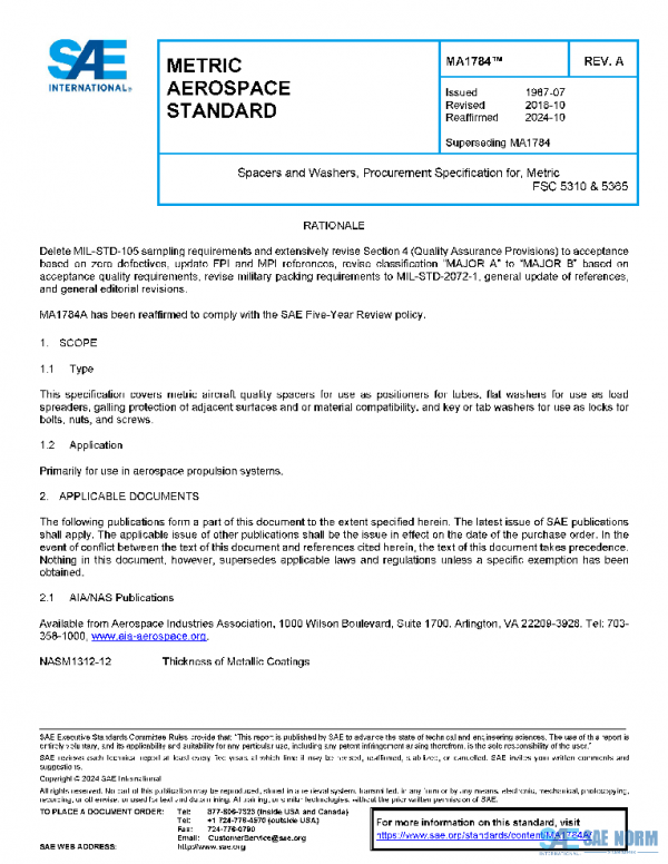 SAE MA1784A PDF