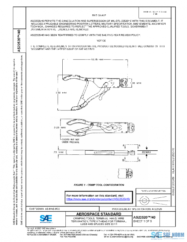 SAE AS22520/40 PDF