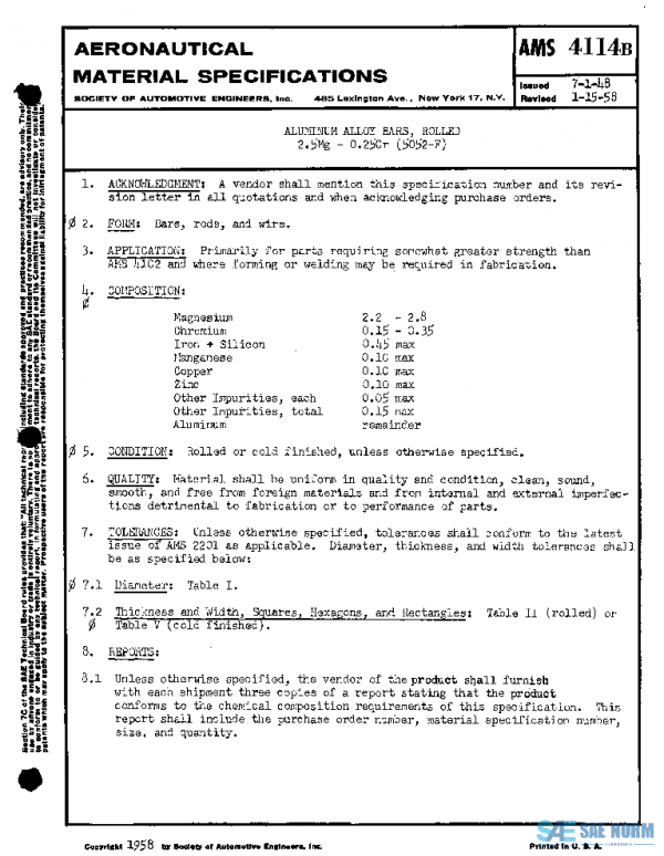 SAE AMS4114B PDF