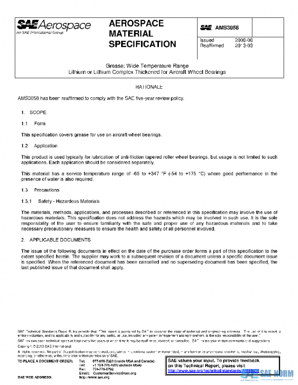 SAE AMS3058 PDF