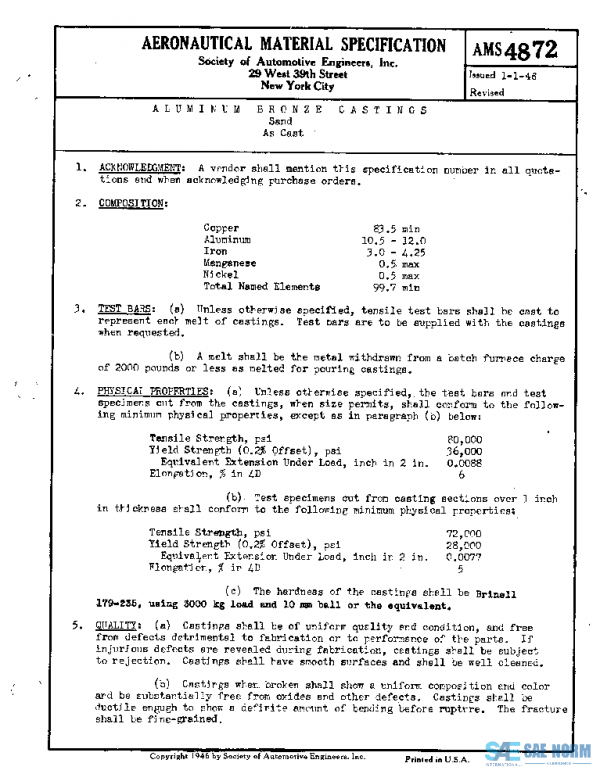 SAE AMS4872 PDF SAE AMS4872 PDF