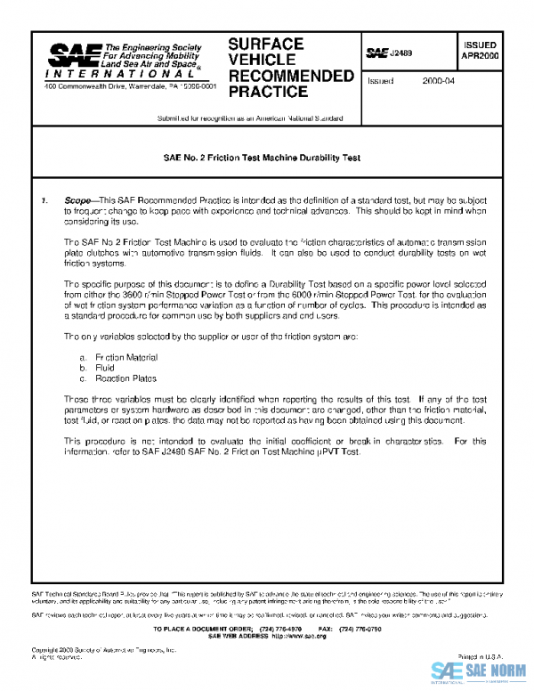 SAE J2489_200004 PDF