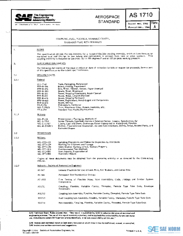 SAE AS1710A PDF