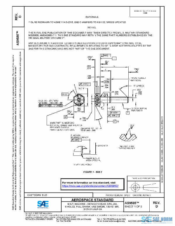 SAE AS9585D PDF