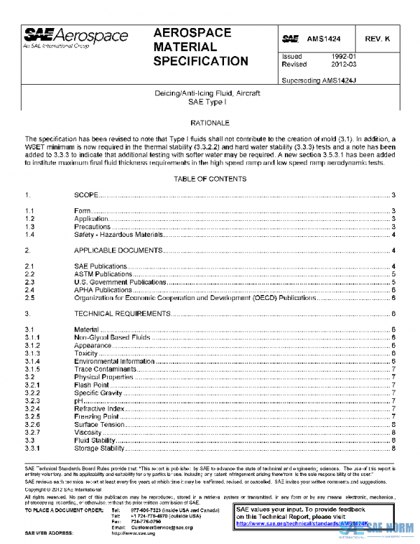 SAE AMS1424K PDF SAE AMS1424K PDF