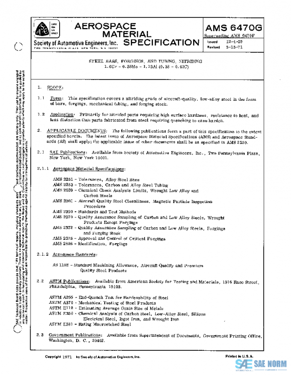 SAE AMS6470G PDF SAE AMS6470G PDF