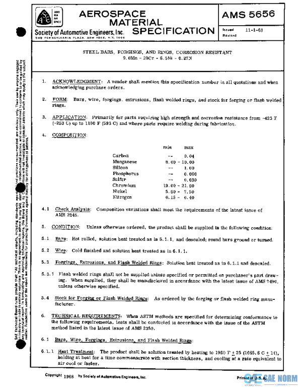 SAE AMS5656 PDF