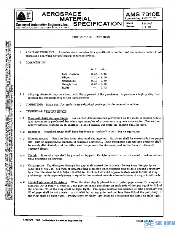 SAE AMS7310E PDF