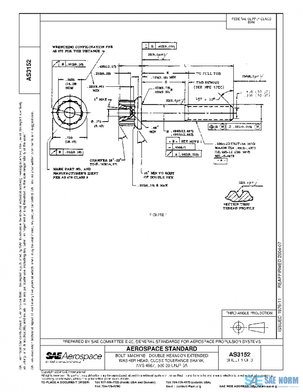 SAE AS3152 PDF SAE AS3152 PDF