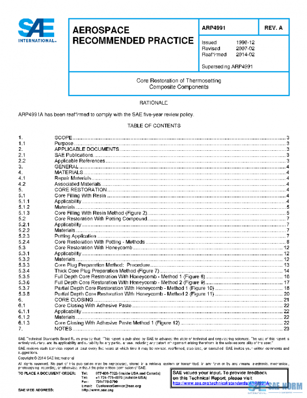 SAE ARP4991A PDF