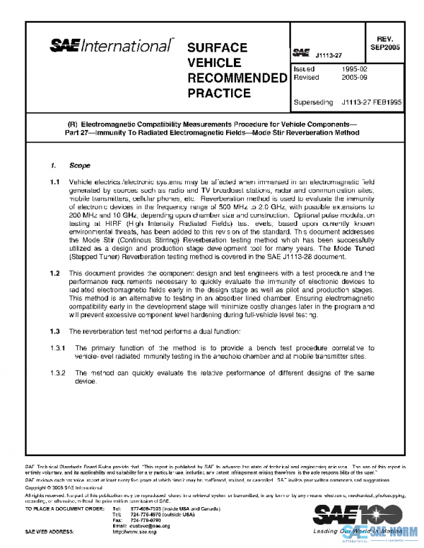SAE J1113/27_200509 PDF