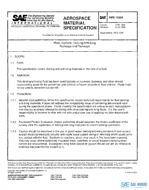 SAE AMS1435A PDF SAE AMS1435A PDF