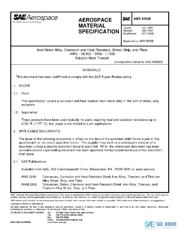 SAE AMS5592E PDF