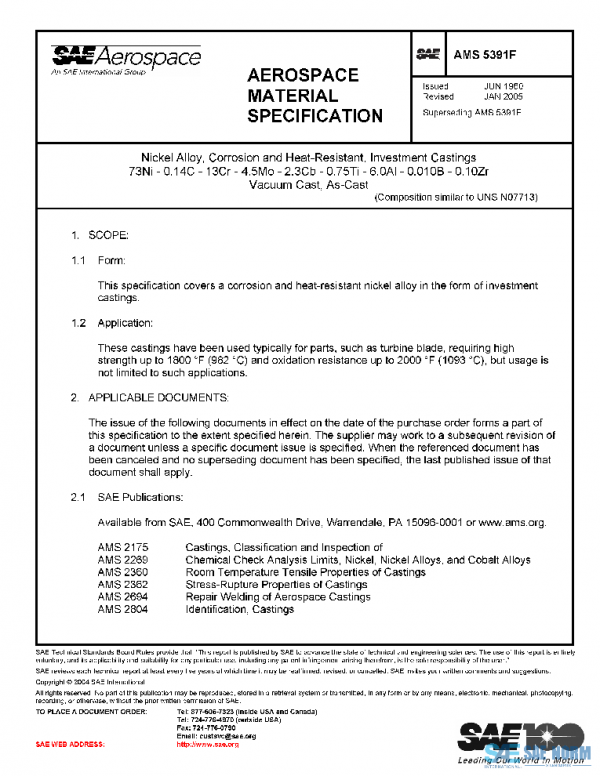 SAE AMS5391F PDF