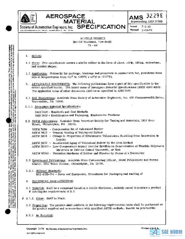 SAE AMS3229E PDF SAE AMS3229E PDF