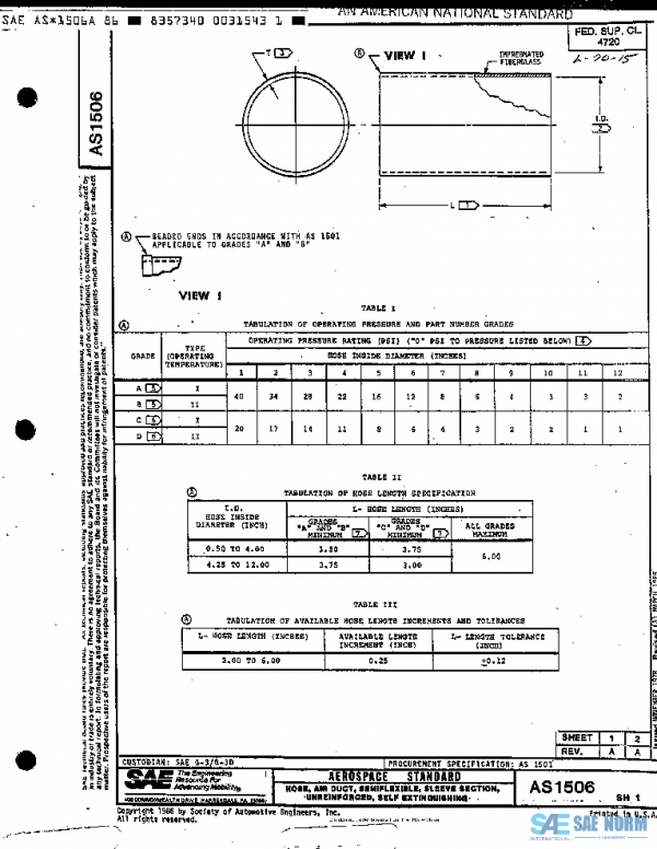 SAE AS1506A PDF SAE AS1506A PDF