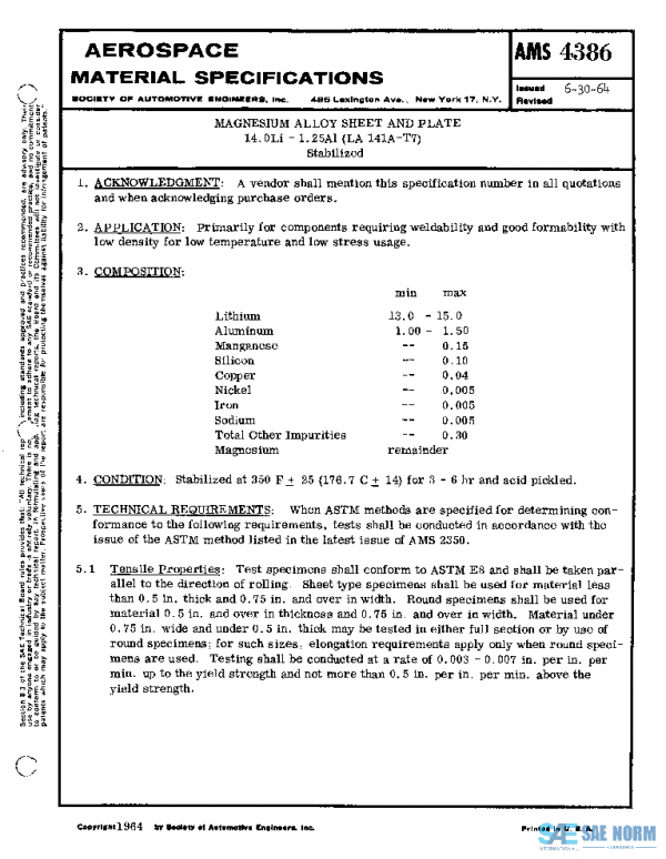 SAE AMS4386 PDF SAE AMS4386 PDF