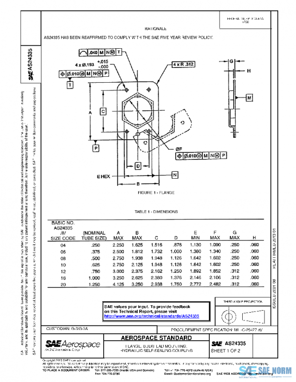 SAE AS24335 PDF SAE AS24335 PDF