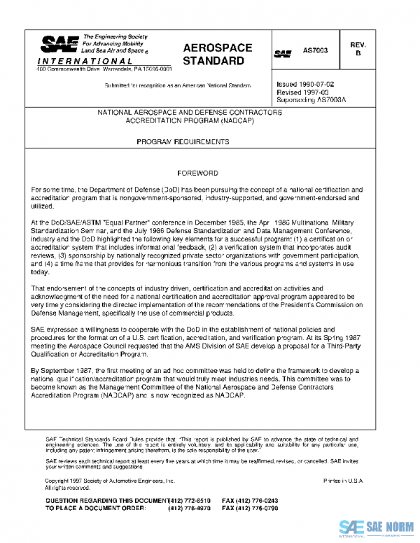 SAE AS7003B PDF
