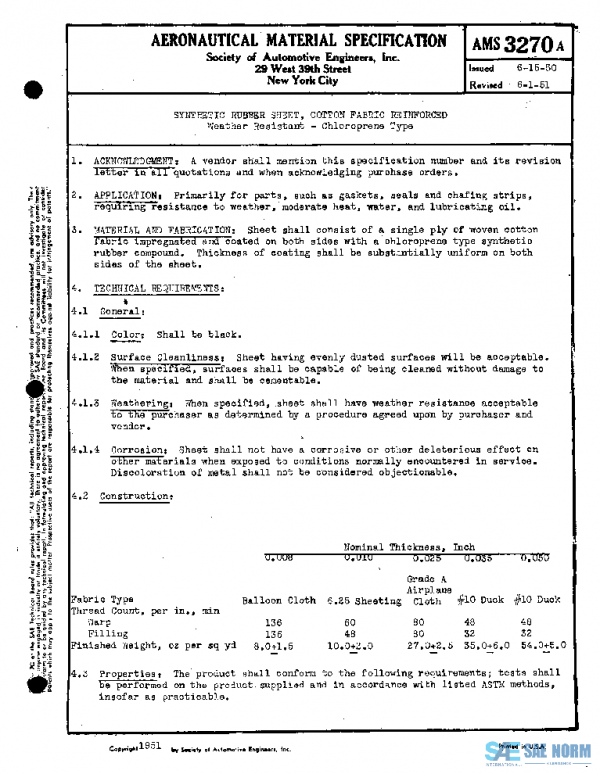 SAE AMS3270A PDF SAE AMS3270A PDF