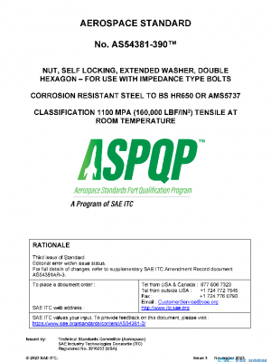 SAE AS54381-3 PDF SAE AS54381-3 PDF