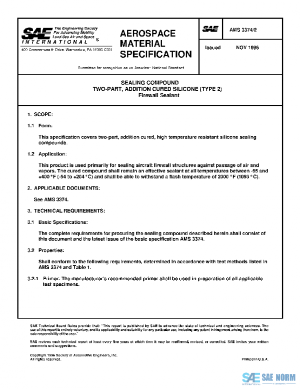 SAE AMS3374/2 PDF