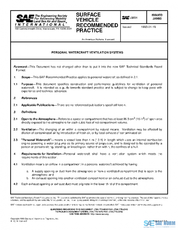 SAE J2034_199301 PDF
