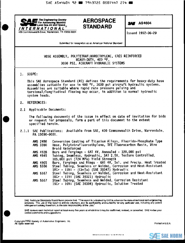 SAE AS4604 PDF