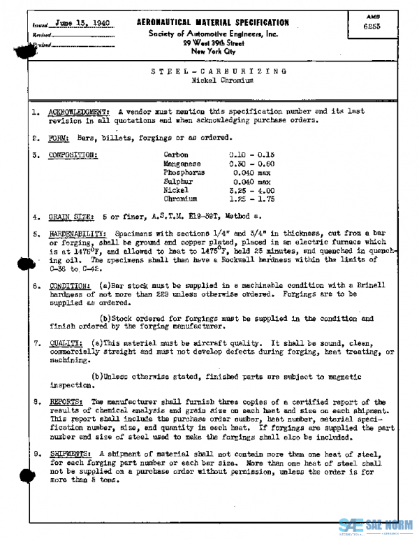 SAE AMS6253 PDF SAE AMS6253 PDF