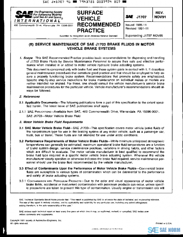 SAE J1707_199111 PDF