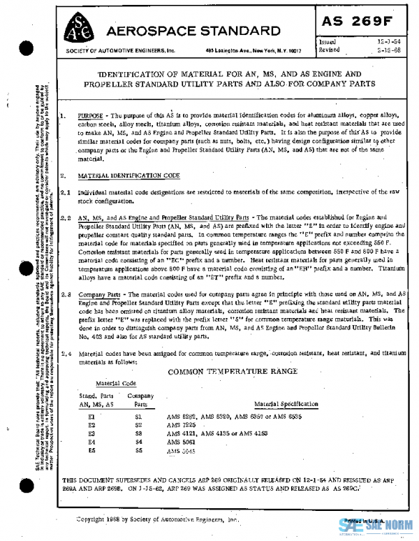 SAE AS269F PDF