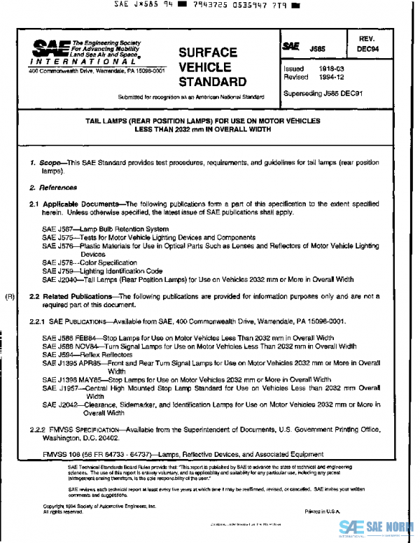SAE J585_199412 PDF