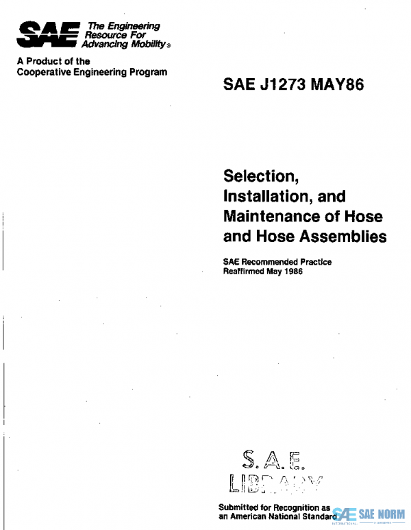 SAE J1273_198605 PDF