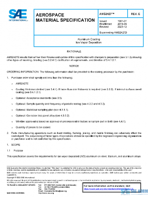 SAE AMS2427E PDF