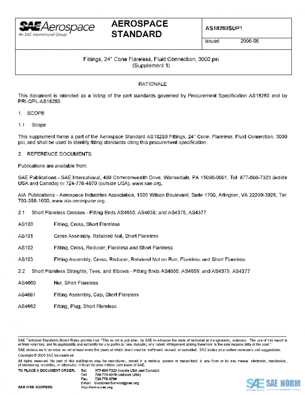 SAE AS18280SUP1 PDF SAE AS18280SUP1 PDF