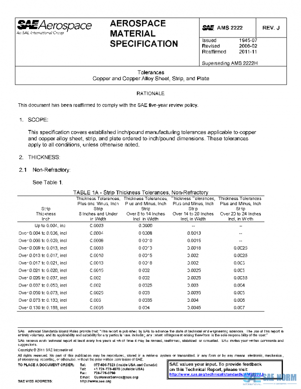 SAE AMS2222J PDF