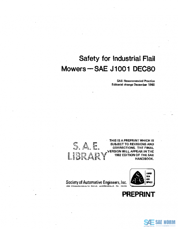 SAE J1001_198012 PDF