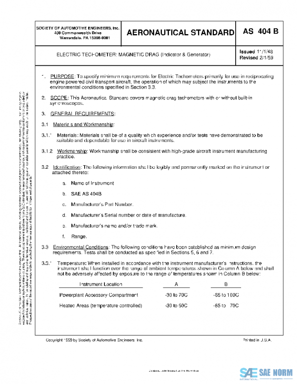 SAE AS404B PDF