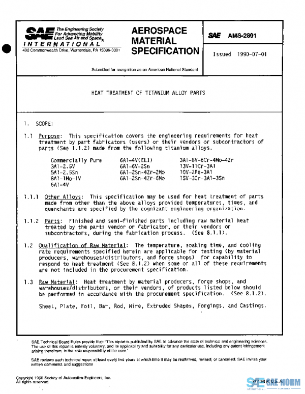 SAE AMS2801 PDF