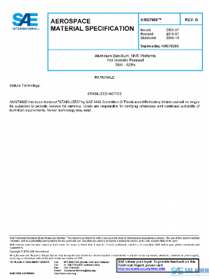 SAE AMS7909D PDF