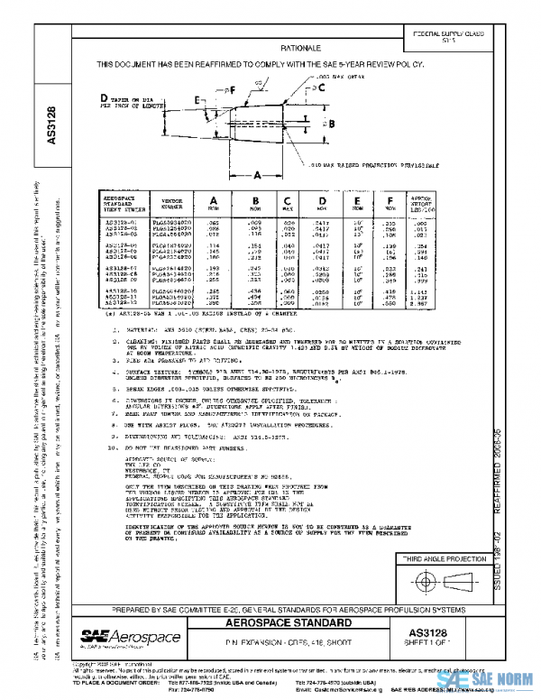 SAE AS3128 PDF