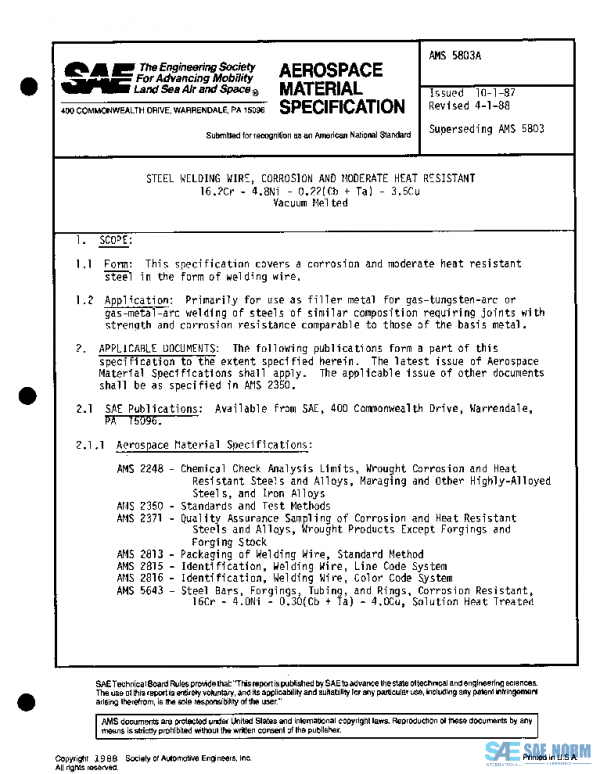SAE AMS5803A PDF