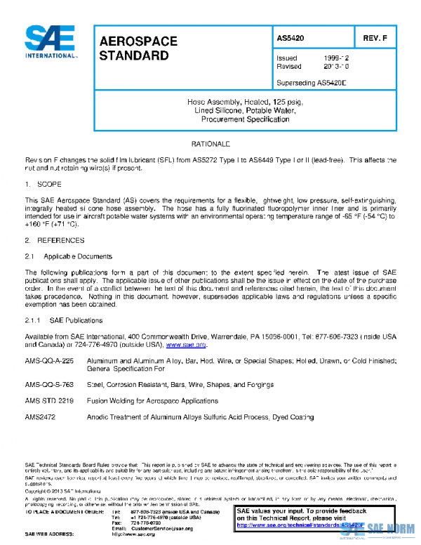 SAE AS5420F PDF