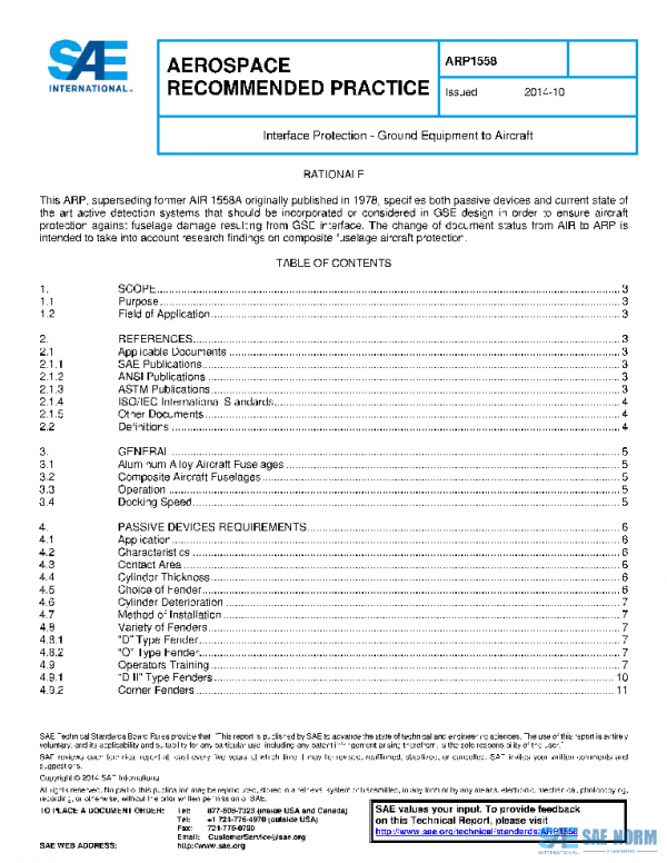 SAE ARP1558 PDF