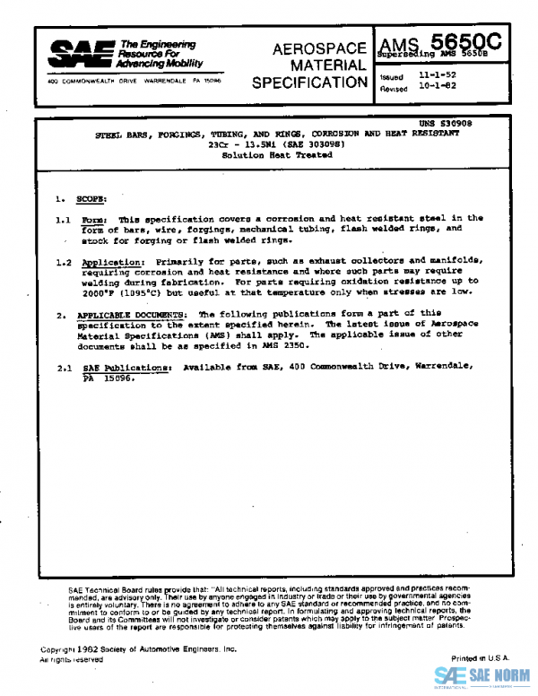 SAE AMS5650C PDF